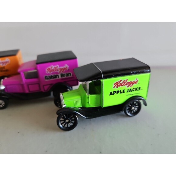 Lot Of 4 Matchbox International Collectible Kellogg’s Cereal Trucks Corn Flakes - Picture 2 of 11